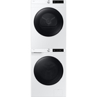 Samsung 2.5 CuFt Compact Front Load Washer with 4.0 CuFt Smart Steam Electric Dryer in White