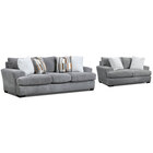 Style Line John Stationary Sofa & Loveseat - Graphite