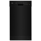 Whirlpool 50 dBA Front Control Dishwasher in Black with Cycle Memory