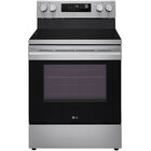 LG 6.3 CuFt Smart Electric Range in Stainless Steel