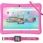 10" Kids Tablet with Stylus and Smart Watch Bundle - Purple
