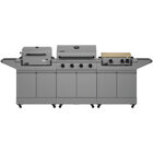 Tytus Modular Grilling Collection 4-Burner Gas Grill, Charcoal Grill with Cart and Gas Griddle with Cart