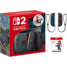 Nintendo Switch 2 Gaming Console Bundle with Joy-Con™ 2 Wheel Controllers (L)/(R) & microSD Express Card - 256GB