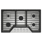 Whirlpool 36"Gas Cooktop with EZ-2-Lift™ - Stainless Steel