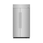 KitchenAid 25.5 Cu Ft. 42" Built-In Side-by-Side Refrigerator - Stainless Steel