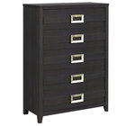 Elements Tobias 5 Drawer Chest — Black