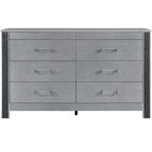 Global Furniture Logan Silver Dresser