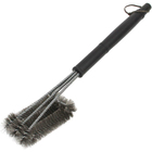 Image of product - Tri-Vertical Grill Brush - Stainless Steel