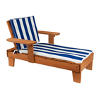 Real Wood Toys Chaise with Cushion Lounge Chair