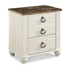 Signature Design by Ashley Willowton 24" 2 Drawer Charging Nightstand