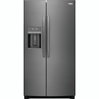 Image of product - 25.6 CuFt Standard Depth Side-by-Side Refrigerator in Black Stainless with SpaceWise® Organization System