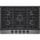 LG 30" Smart 5-Element Gas Cooktop in Black Stainless with UltraHeat™ Burner
