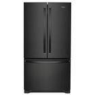 Whirlpool 20 Cu. Ft Counter-Depth French Door Bottom Mount Refrigerator - Black