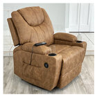 Lifesmart Power Lift Chair Recliner with Heat and Massage - Brown