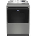 Maytag 7.4 CuFt Smart Pet Pro Top Load Electric Dryer in Classic Silver