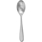 Craft Kitchen Satin Classic Pierced Serve Spoon in Stainless Steel