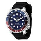 Invicta 48mm Pro Diver Men's Quartz Watch - Blue Dial/Black Silicone Strap
