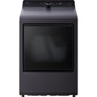 LG 7.3 CuFt Smart Matte Black Electric Dryer with EasyLoad™ Door and AI Sensing