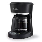 Mr. Coffee 5-Cup Programmable Coffee Maker - Black