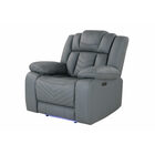 Global Furniture Ethan Power Recliner with LED Lighting & USB
