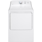 GE 6.2 CuFt Front-Load White Electric Dryer with Auto Dry