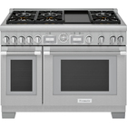Thermador 8.2 Cu. Ft 48" Wide Pro Grand® Commercial Depth Freestanding Dual Fuel Range