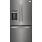 Frigidaire Gallery 27.8 CuFt French Door Refrigerator in Black Stainless with CrispSeal® Plus Crispers