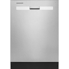 Whirlpool 55 dBA Sanitize Top Control Dishwasher in Stainless Steel with Adjustable Upper Rack