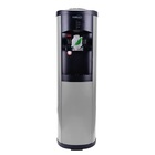 Premium Levella 42" High Top Loading Hot and Cold Water Dispenser with Stainless Steel Water Tank and Bottom Storage Cabinet in Stainless Steel