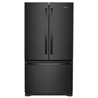 Whirlpool 20 Cu. Ft Black 3 Door French Door Refrigerator - Black