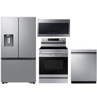 Samsung Four Piece Kitchen Appliance Package - Stainless Steel