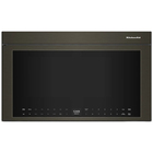 KitchenAid 1.1 CuFt Multi-Function Over-the-Range Smart Microwave Oven in Black Stainless with Flush Built-In Design