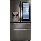 LG 23.0 Cu. Ft Counter-Depth 4-Door French Door Refrigerator with Craft Ice™ Maker - Black Stainless Steel