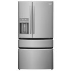 Frigidaire Gallery 21.5 CuFt Counter-Depth 4-Door French Door Refrigerator - Stainless Steel