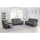 Steve Silver Gaston Manual Reclining Sofa, Loveseat & Recliner - Gray