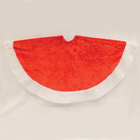Christmas Elegance 40'' Polyester Tree Skirt - Red
