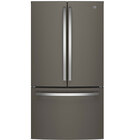 GE 27.0 Cu. Ft. 2 Door Bottom Mount French Door Refrigerator - Slate
