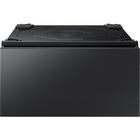 Image of product - Bespoke 27" Wide Laundry Pedestal with Storage Drawer in Brushed Black