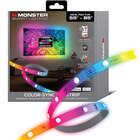 Monster Illuminessence TV Backlight LED Light Strip with HDMI Color Sync Box for TVs 55"— 85”