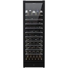 Vintec 140 Bottle Single/Multi-Temp Wine Cabinet in Black with Perfect Cradle™ Shelving