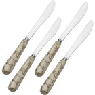 International Silver Westwind Ceramic Handle Set of 4 Spreaders