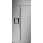 Monogram 20.4 Cu. Ft Smart Built-In Side-by-Side Refrigerator - Stainless Steel