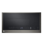 LG 1.7 Cu. Ft. Smart Over-the-Range Convection Microwave - Black Stainless Steel