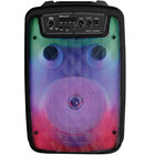 IQ Sound 8" Portable Bluetooth Speaker with LED Lighting - Black