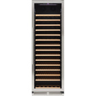 Avanti 24'' 165 Bottle Wine Cooler in Stainless Steel with Black Cabinet
