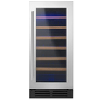 Whirlpool 15" 34 Bottle Undercounter Wine Cooler With Towel Handle Bar