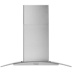 Whirlpool 36" 400 CFM Curved Glass Wall Mount Range Hood - Stainless Steel