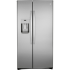 GE 21.8 CuFt Counter-Depth Side-By-Side Refrigerator in Stainless Steel