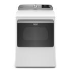 Maytag 7.4-cu ft Smart Capable Vented Electric Dryer with Extra Power Button - White