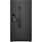 Whirlpool 36" Wide 25 Cu Ft Side-by-Side Refrigerator - Black